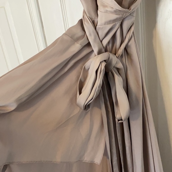 NWT Zimmerman Sueded Asymmetric Wrap Dress purple - Picture 6 of 8